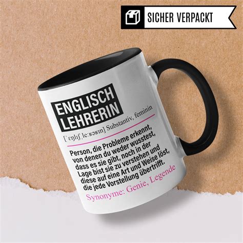 tasse auf englisch